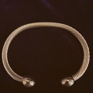 Gold Twist Cuff Bracelet 